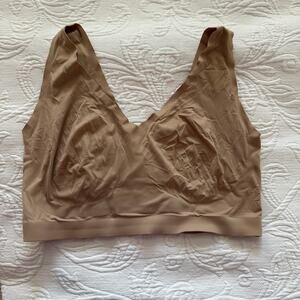 Soma Tan Seamless Stretchy Comfort Lightweight Enbliss Bralette Bra Size XL